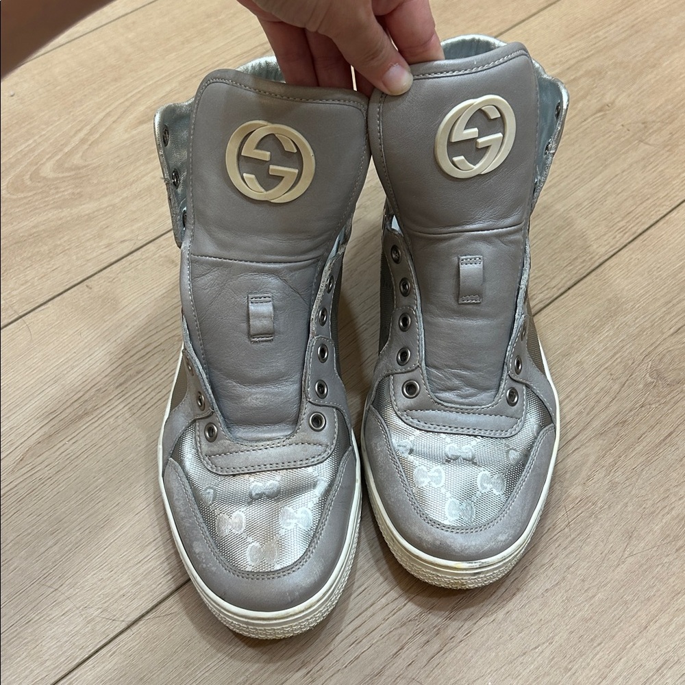 Gucci High Top Sneakers 6.5 - Picture 8 of 16